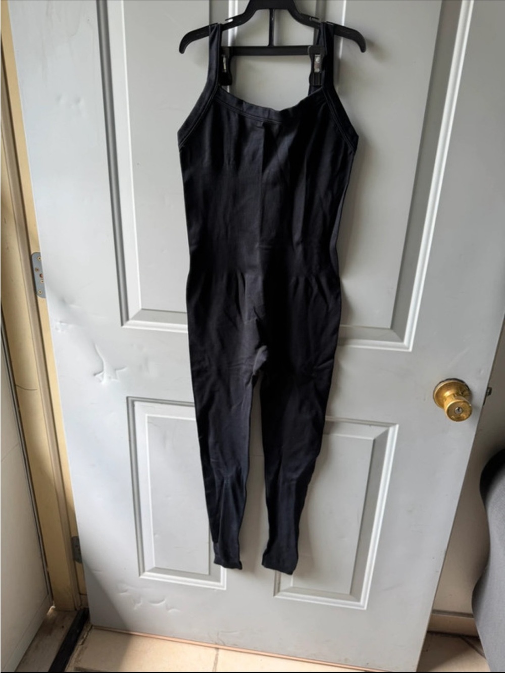 AND Black Slim-Fit Jumpsuit with Adjustable Straps